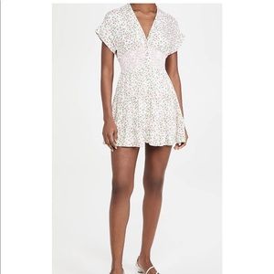 Alice and Olivia keela smocked dress NWOT